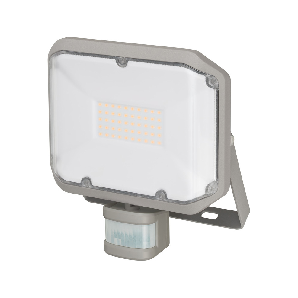 Светодиодный прожектор ALCINDA LED Brennenstuhl c датчиком движения 3050 лм 30 Вт IP44 серый 1178030010