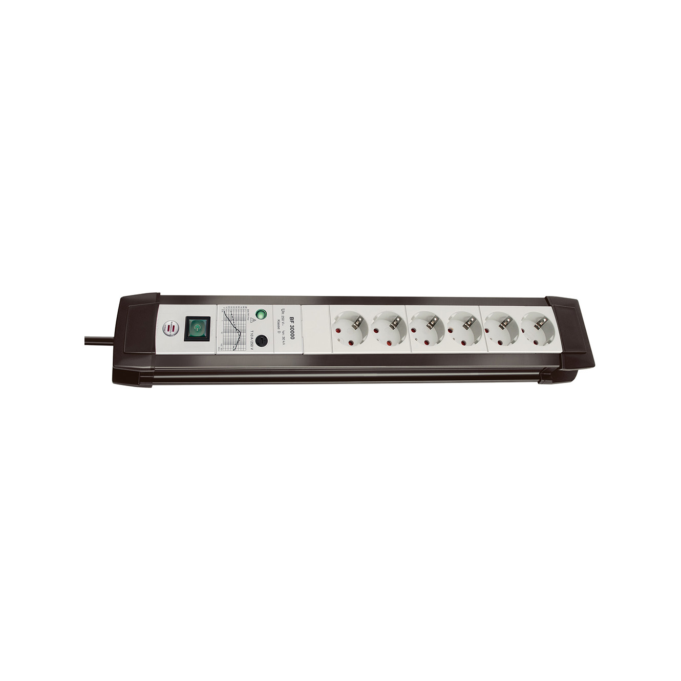 Сетевой фильтр Brennenstuhl Premium-Line 30 А 6 розеток кабель 3 м светло-серый 1156050396