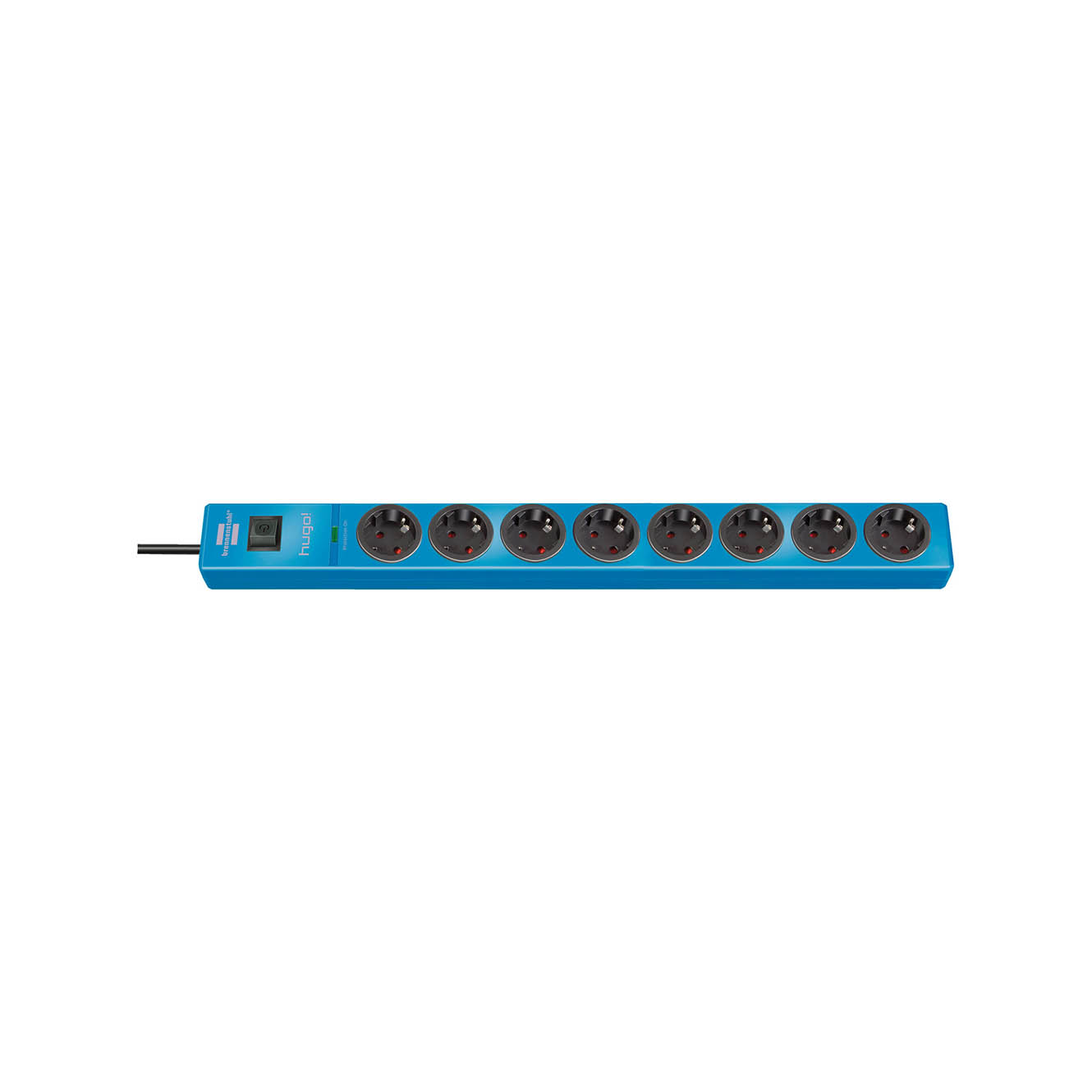Сетевой фильтр Brennenstuhl hugo! 19,5 А 8 розеток кабель 2 м H05VV-F 3G1,5 голубой 1150610388
