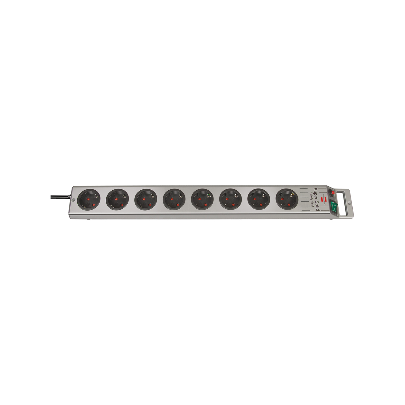 Удлинитель Brennenstuhl Super-Solid-Line 8 розеток кабель 2,5 м H05VV-F 3G1,5 серый 1153340118
