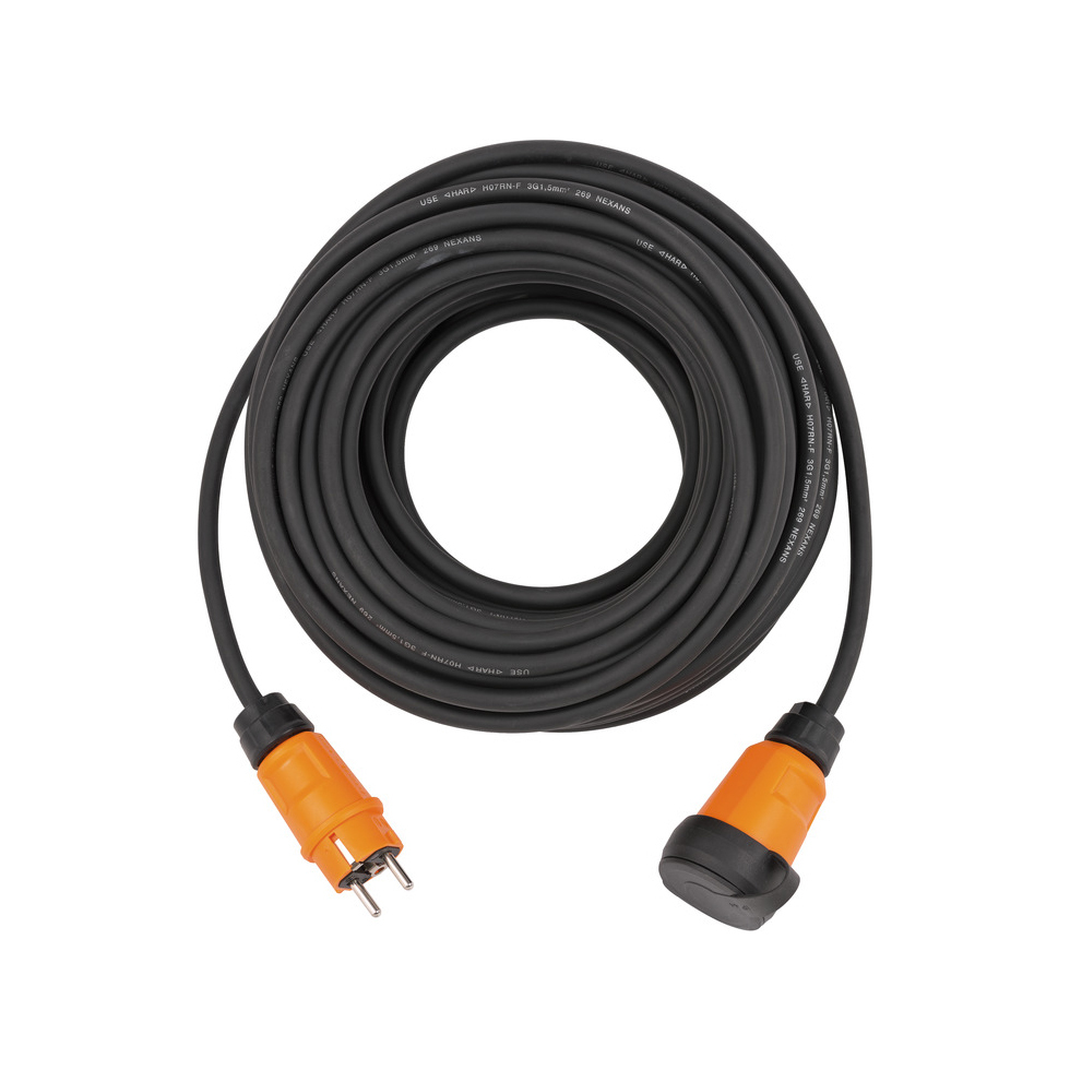 Удлинитель Brennenstuhl professionalLine кабель 10 м H07RN-F 3G2,5 IP44 черный 9162100100